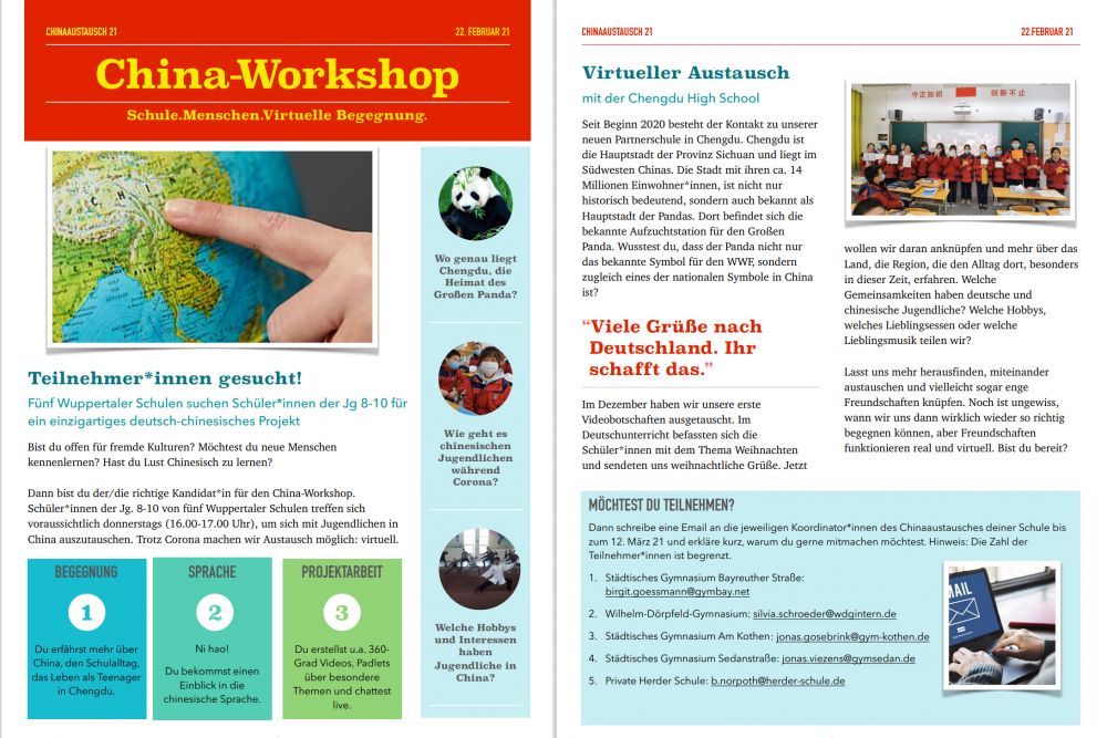 Wir reisen wieder nach China, auch wenn wir aktuell noch nicht wissen wann....